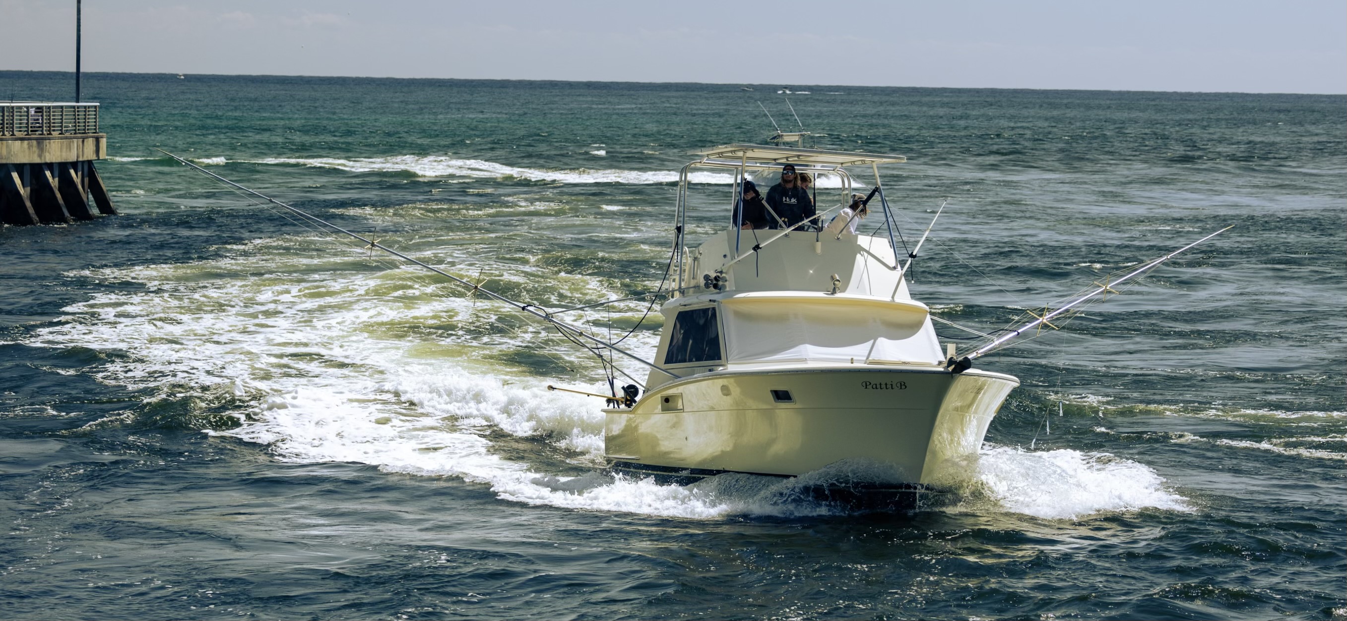 Sport fishing yacht Patti B docked at Boynton Beach marina